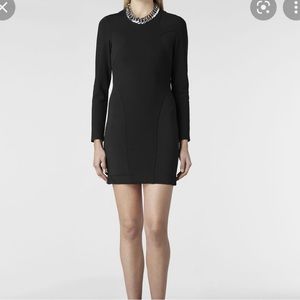 All saints Essi Long Sleeved Dress in Black Size 10